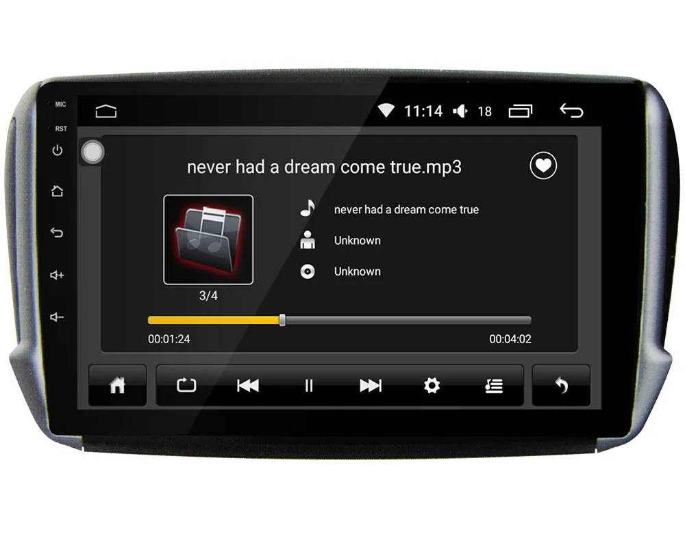 Perfect 10.1" IPS 4G DSP Carplay Android 8 Octa Core 4GB RAM 64GB ROM BT Car DVD Multimedia Player Radio For Peugeot 2008 208 2013-2018 4