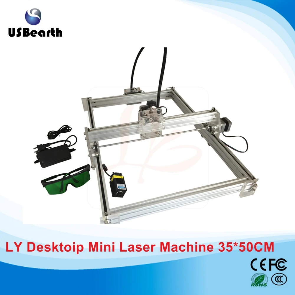LY 3550 500mw Blue Violet Laser Engraving Machine Mini DIY Laser