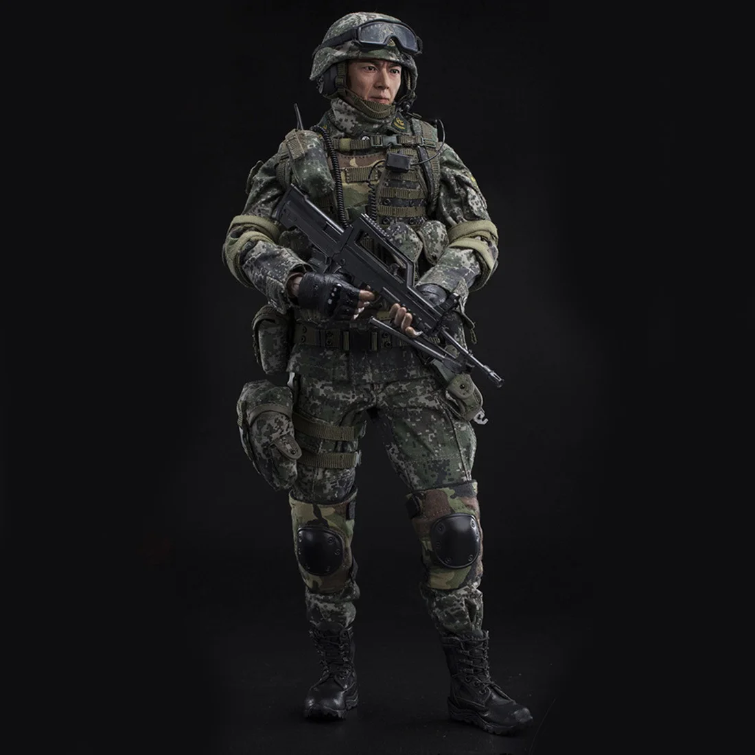 Excellent Flagset 1/6 Chinese Army Machine Fighter Soldier Model Action Figure Model Toys Hobbies For Kids Adults New Arrivel 30