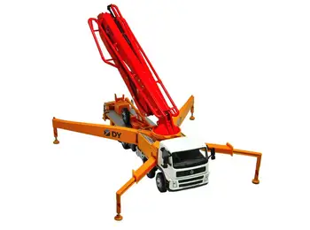 

1/50 DY Mercedes-Benz Actros Concrete Pump Truck Orange Diecast Car Model Toy