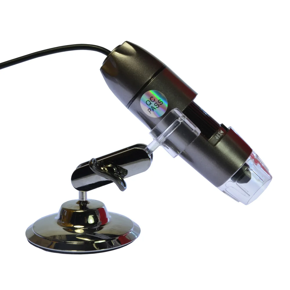 40-1000x USB HD Magnifier 2.0MP 8 LED Microscope Endoscope Magnifier Video & Camera Handhold