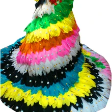  Birds Feather Fringe Lace Trimming 2 Meters/Lot long 15-17cm Wide 