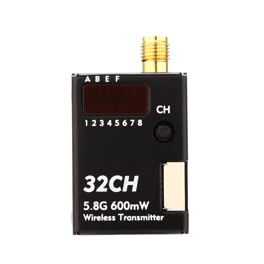 BOSCAM BOS600 5.8G 600mw 32CH Wireless AV Transmitter With M2 Fixed Socket For RC DJI Phantom 1 2 3 Gopro Camera HD19 Plus