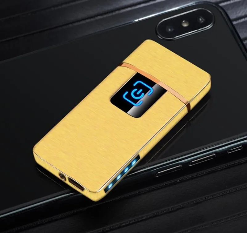 Зажигалка мужская с USB зарядкой Индукционная ветрозащитная эксклюзивная модная