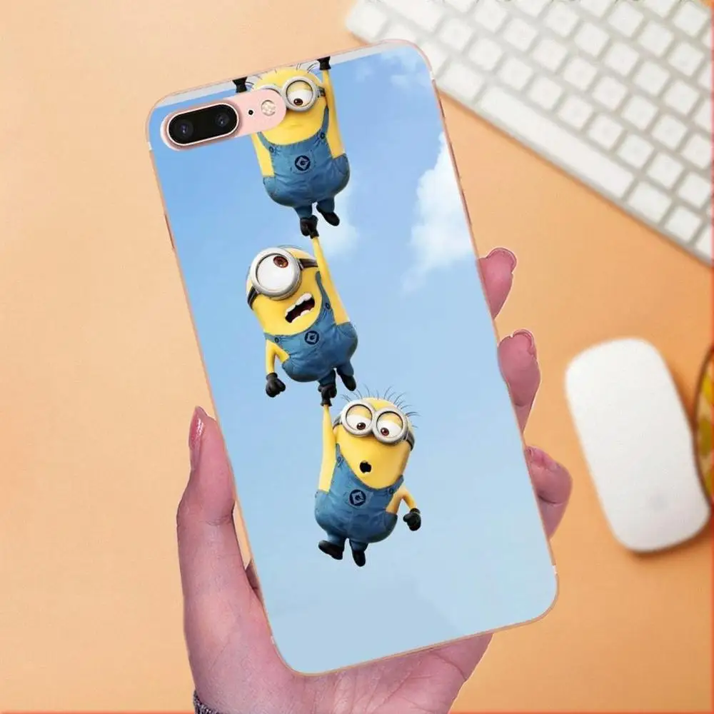 Красочные стильные модные Миньоны мой Единорог Агнес стиль для Apple iPhone 4 4S 5 5C 5S SE 6