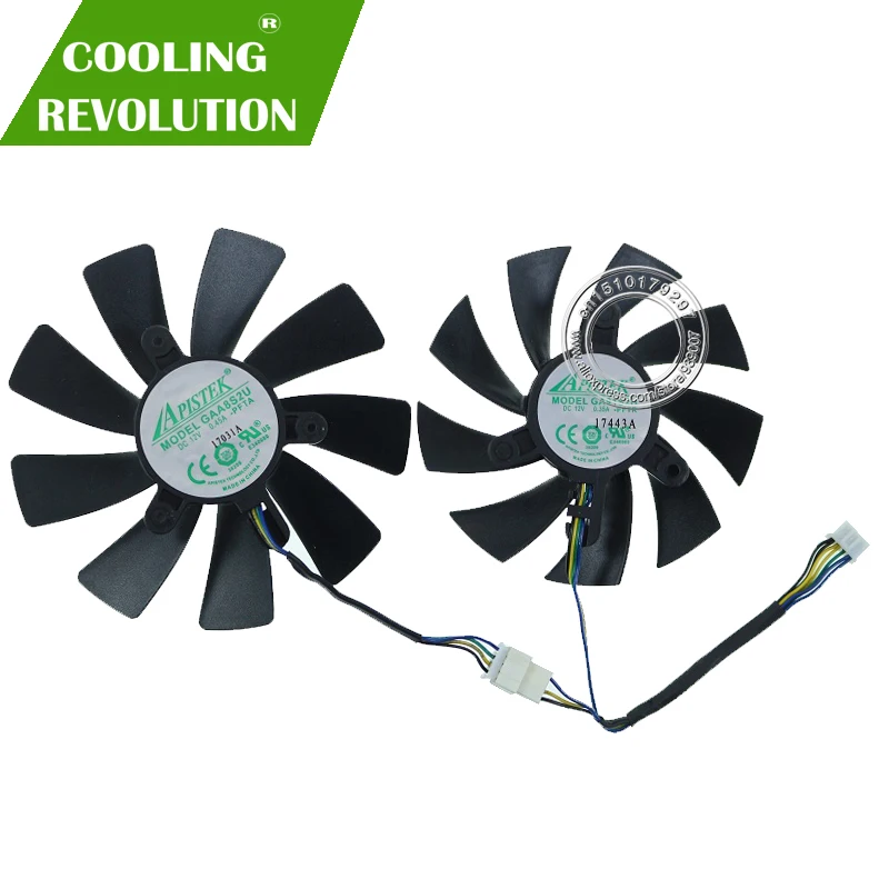 Günstig 87 MM GA92S2H 100 MM GAA8S2H GAA8S2U 4Pin Kühler Fan Für ZOTAC GTX 1060 1070 Ti MINI HA 1080 Ti MINI Dual Grafikkarte Lüfter