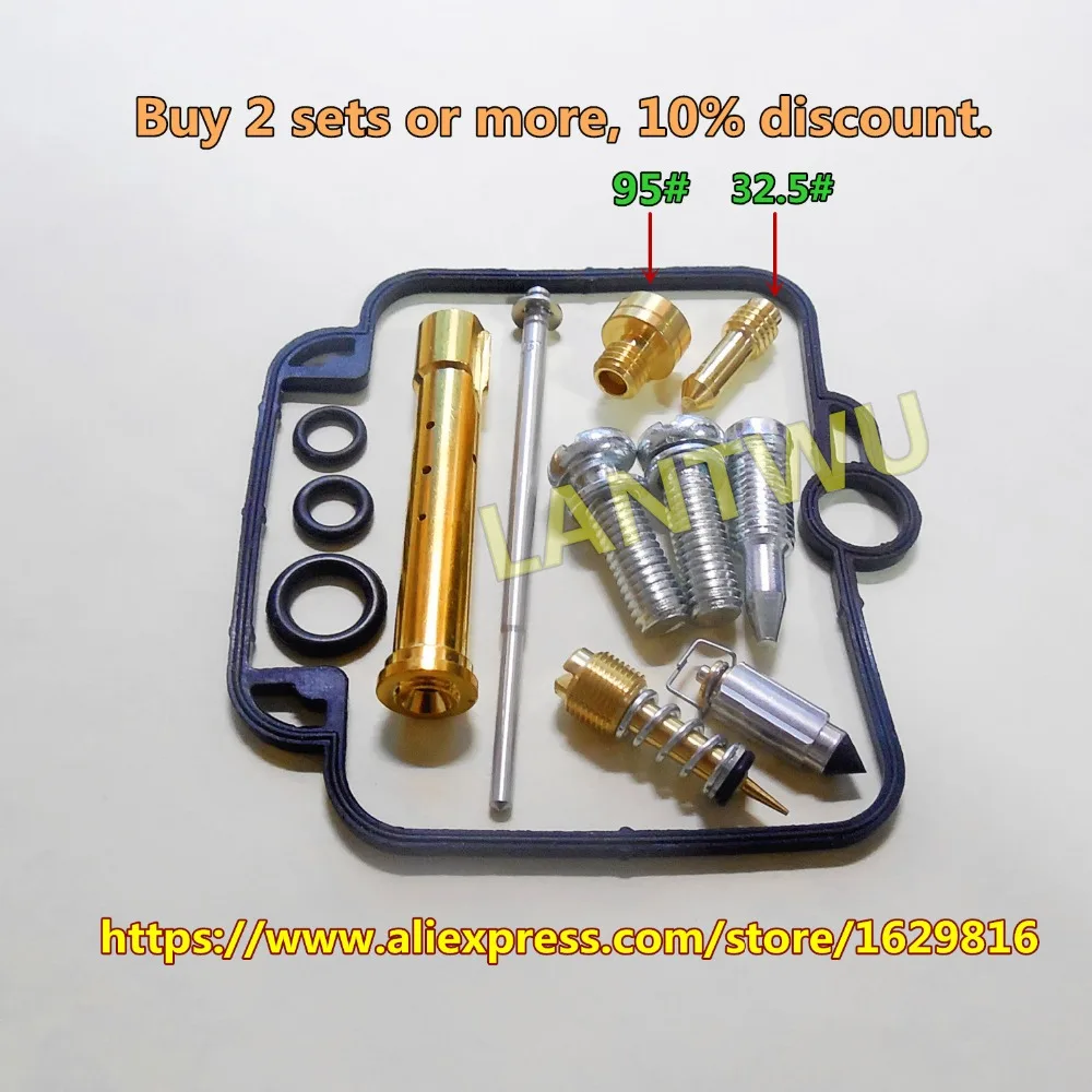 

(1 set $ 18.5)Bandit 400 (GSF400) VC GK75A Mikuni carburetor repair kit Configuration Jet needle (J.N.) and Needle jet (N.J.)