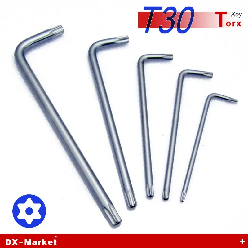 

T30 torx , 10pcs , alloy steel folding torx wrench , Multi-function Bicycle accessories , titanium plating DIY tool Manufactuer