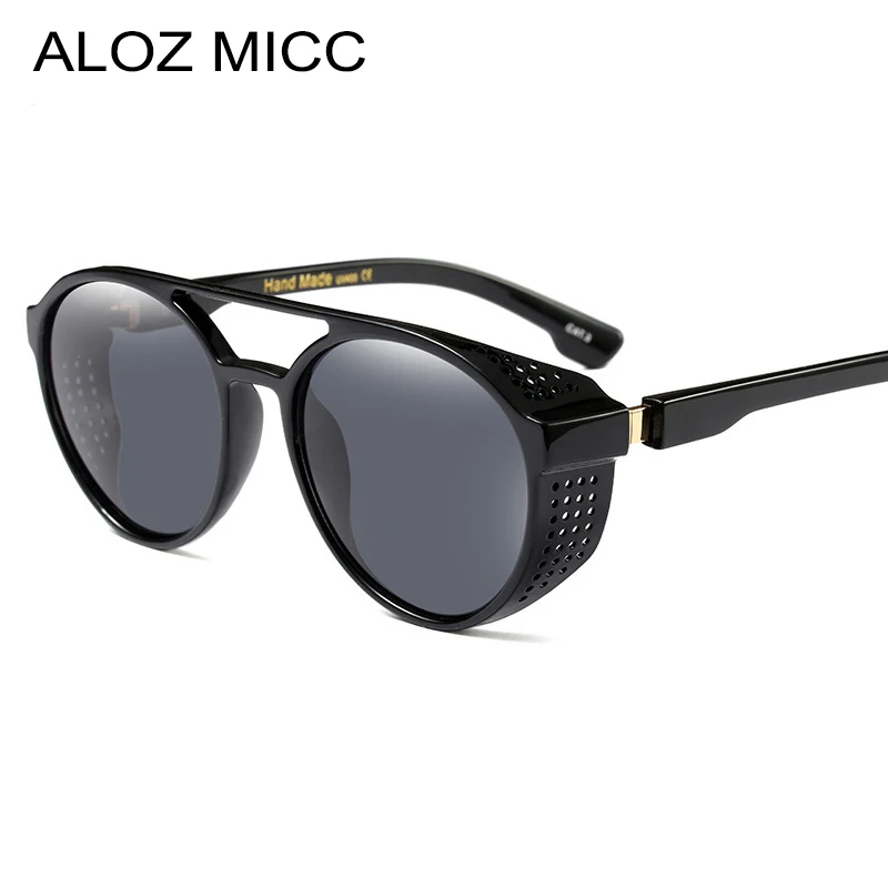 Очки солнцезащитные ALOZ MICC Q599 мужские круглые брендовые дизайнерские модные