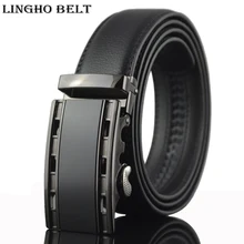 Neue 2017 echtleder-gurte männer luxus mensbügel automatische schnalle designer herren gürtel 110-130 cm strap, KB-40