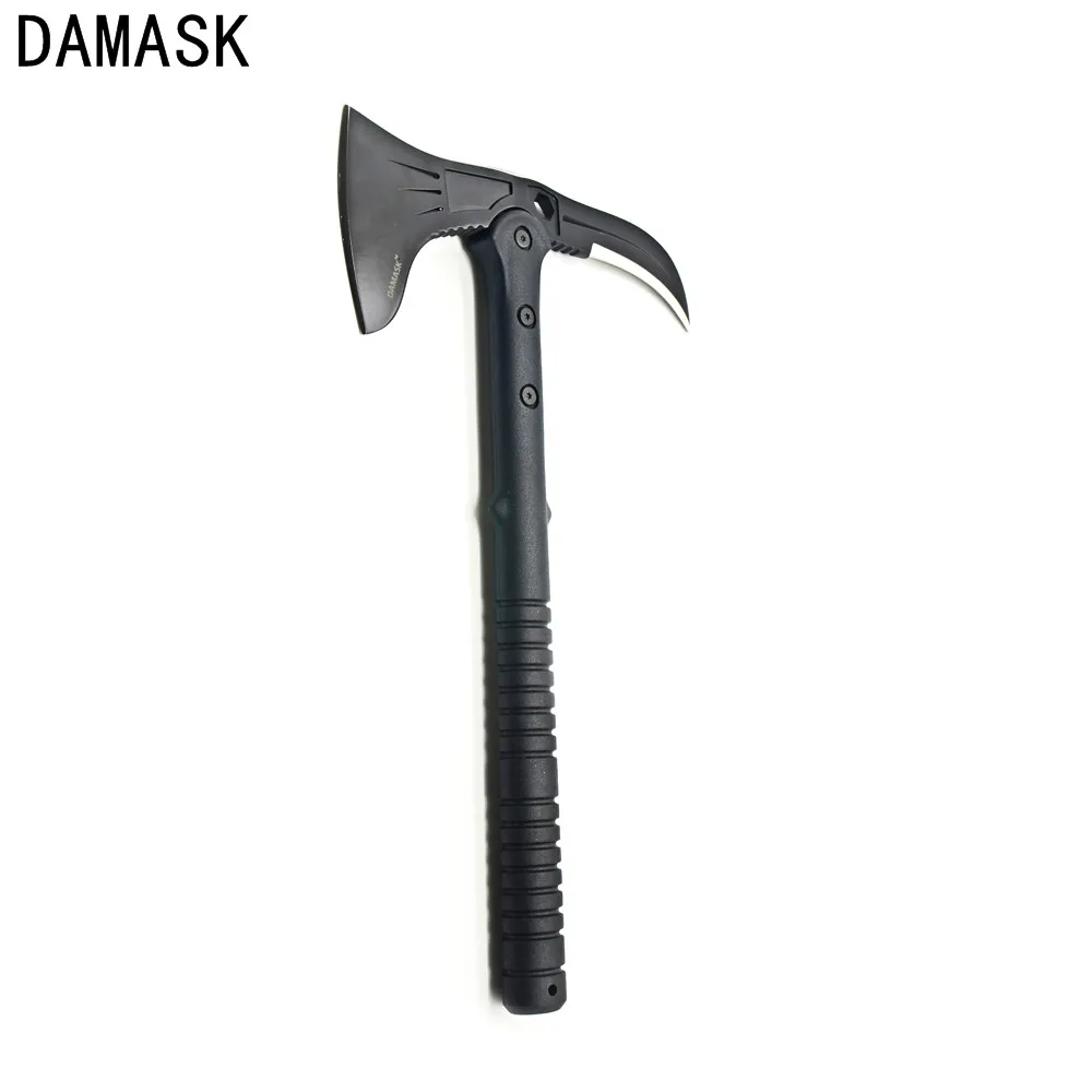 Free Shipping Damask Double Edged Fighting Defense Axe Hiking Camping