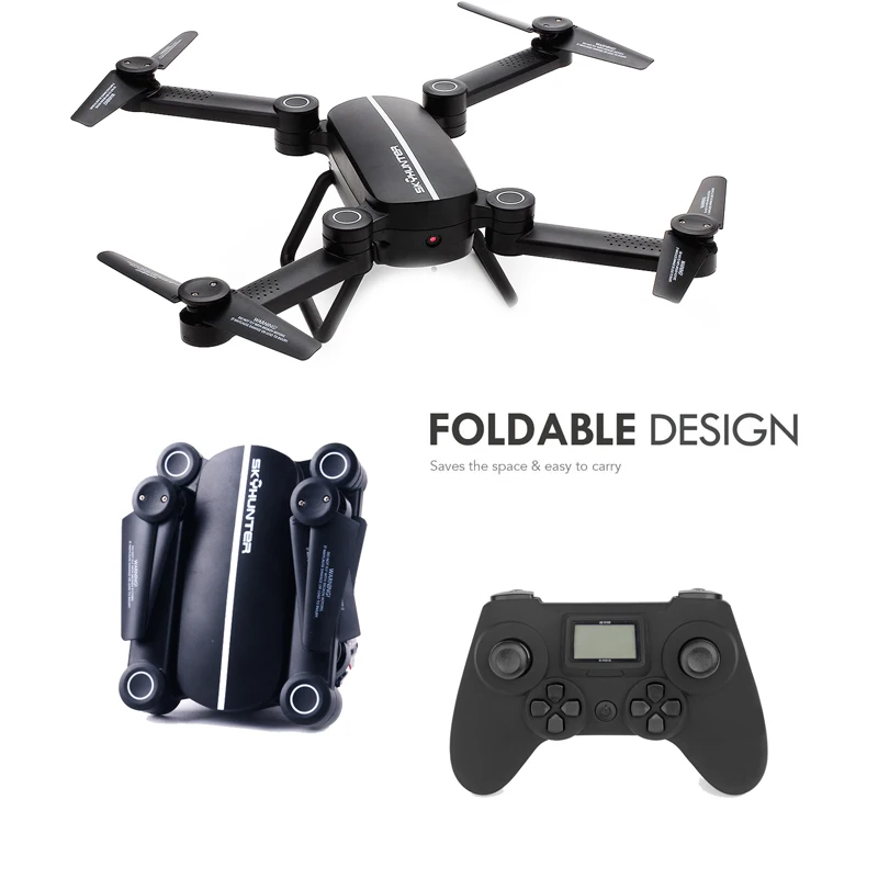 EBOYU(TM) X8T Sky Hunter Selfie Drones Foldable Drone 6 Axis 4CH RC Quadcopter Drone with Height Altitude Hold Headless Mode RTF EBOYU(TM) X8T Sky Hunter Selfie Drones Foldable Drone 6 Axis 4CH RC Quadcopter Drone with Height Altitude Hold Headless Mode RTF