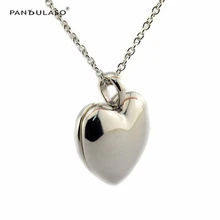 Amor Del Corazón Locket Collar de Gargantilla de Joyería de Moda Plata de Ley 925 Collares y Colgantes Collar de la Declaración para Las Mujeres Del Verano