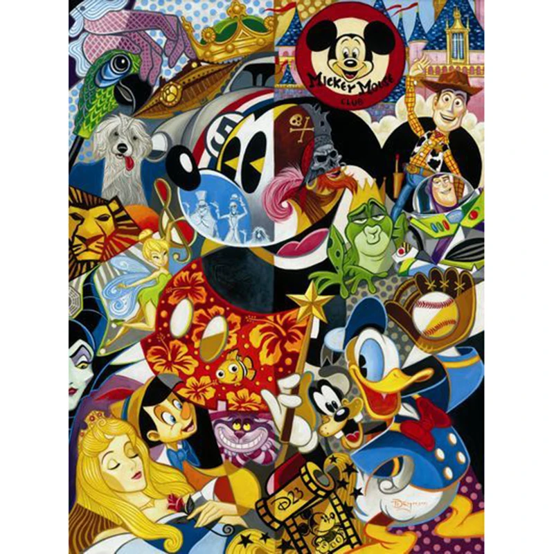 

Cartoon animal portrait 5D DIY diamond painting embroidery pattern Acrylic 3d cross stitch kits wedding room decors handcrafts