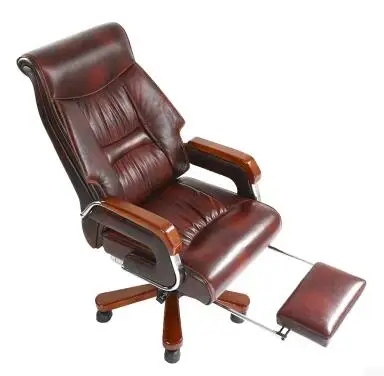 Leather of human body engineering office chair massage can lie swivel chair leather of large chair