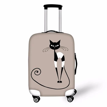 

Noisydesigns Lovely Cat Designer Luggage Cover Travel Luggage Cover Portable Elastic Stretch Protect Suitcase Cover 18-28inch