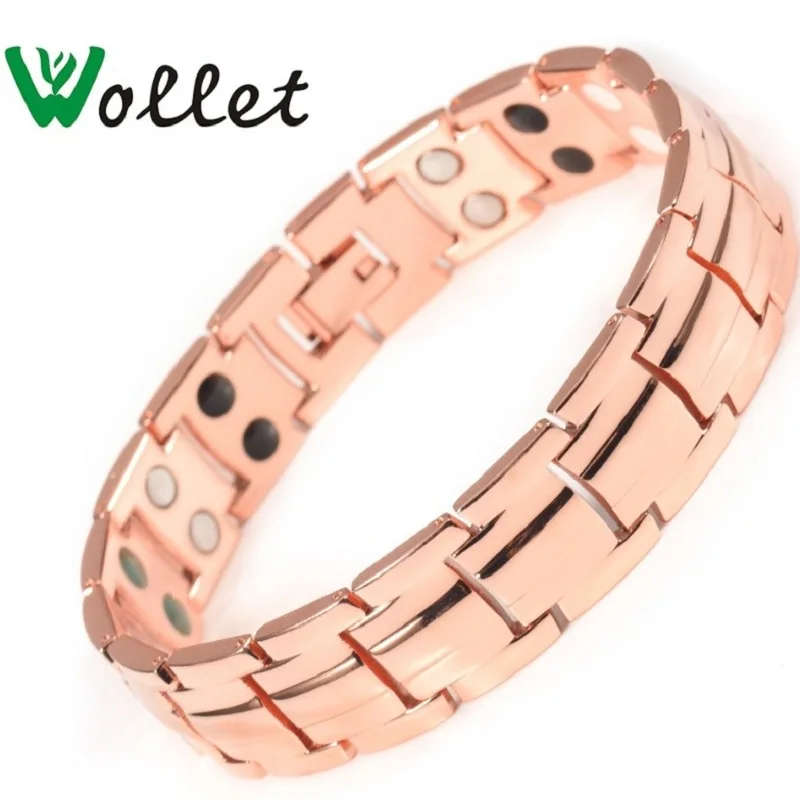 Wollet Jewelry Magnetic Copper Bracelets for Men Women Healing Health Energy Anti Arthritis Pain Relief All Magnets or 5 in 1 Wollet Jewelry Magnetic Copper Bracelets for Men Women Healing Health Energy Anti Arthritis Pain Relief All Magnets or 5 in 1