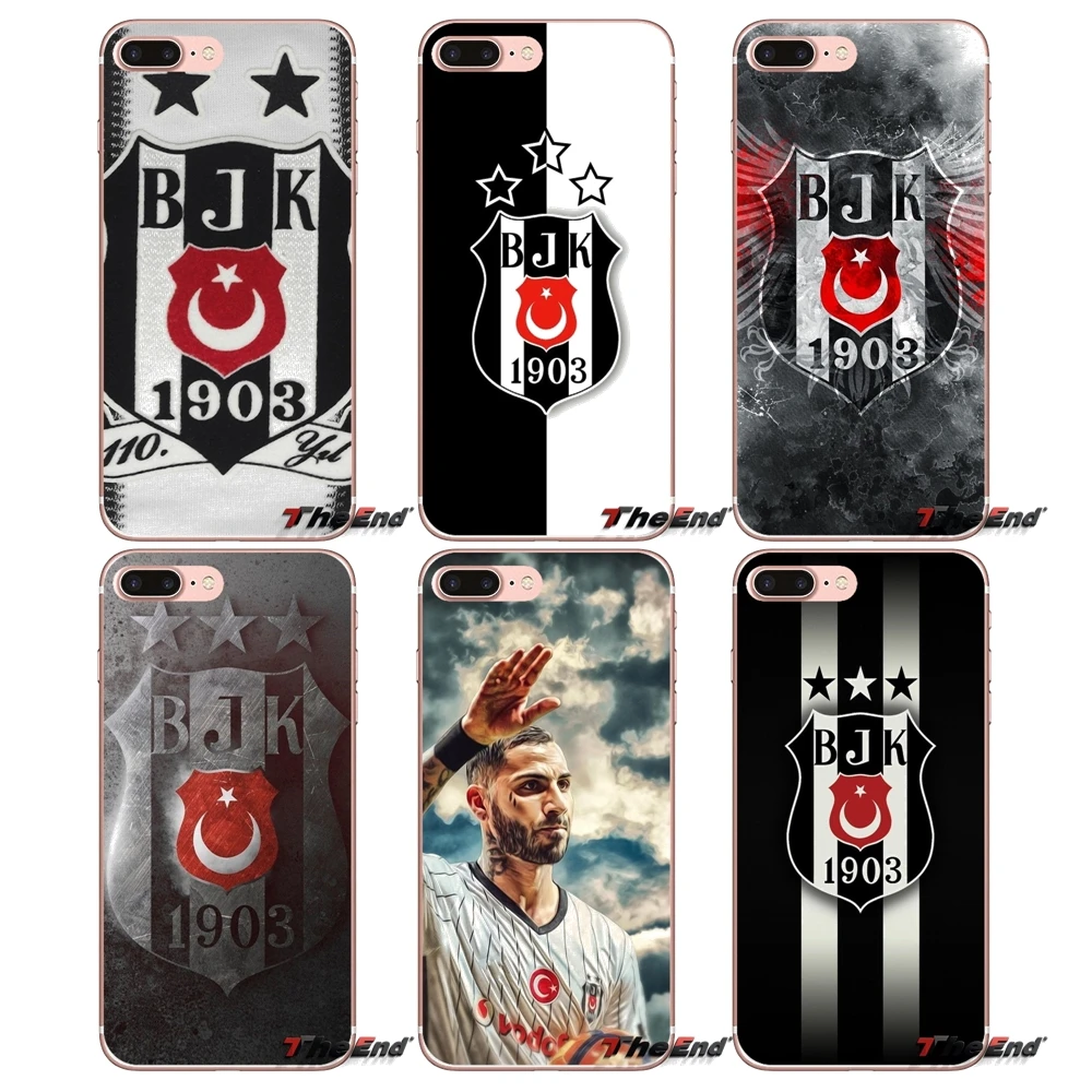 Besiktas BJK для iPhone X 4 4S 5 5S 5C SE 6 6S 7 8 Plus Samsung Galaxy J1 J3 J5 J7 A3 A5 2016 2017 прозрачные мягкие