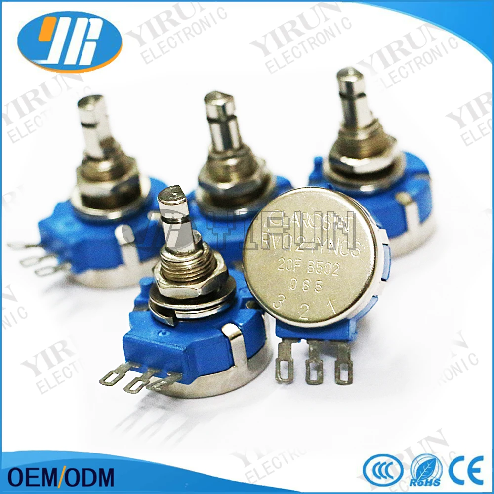 20pcs RVQ24YN03 20F 502 5K Potentiometer Racing potentiometer Arcade