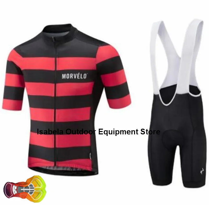 Pro Team Morvelo комплект для велоспорта комплект из Джерси для езды на велосипеде велосипедный костюм, трико Ropa Ciclismo комплект MTB Спортивная 16D гелевая накладка - Цвет: as picture19
