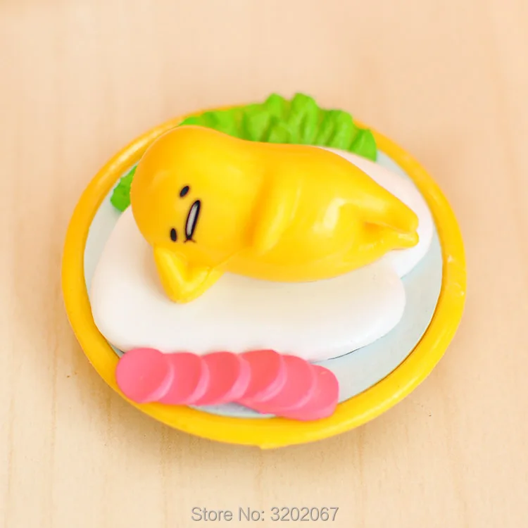 8 шт./партия Gudetama Lazy Egg Cute Mini ПВХ фигурка украшения игрушка для домашнего декора|pvc