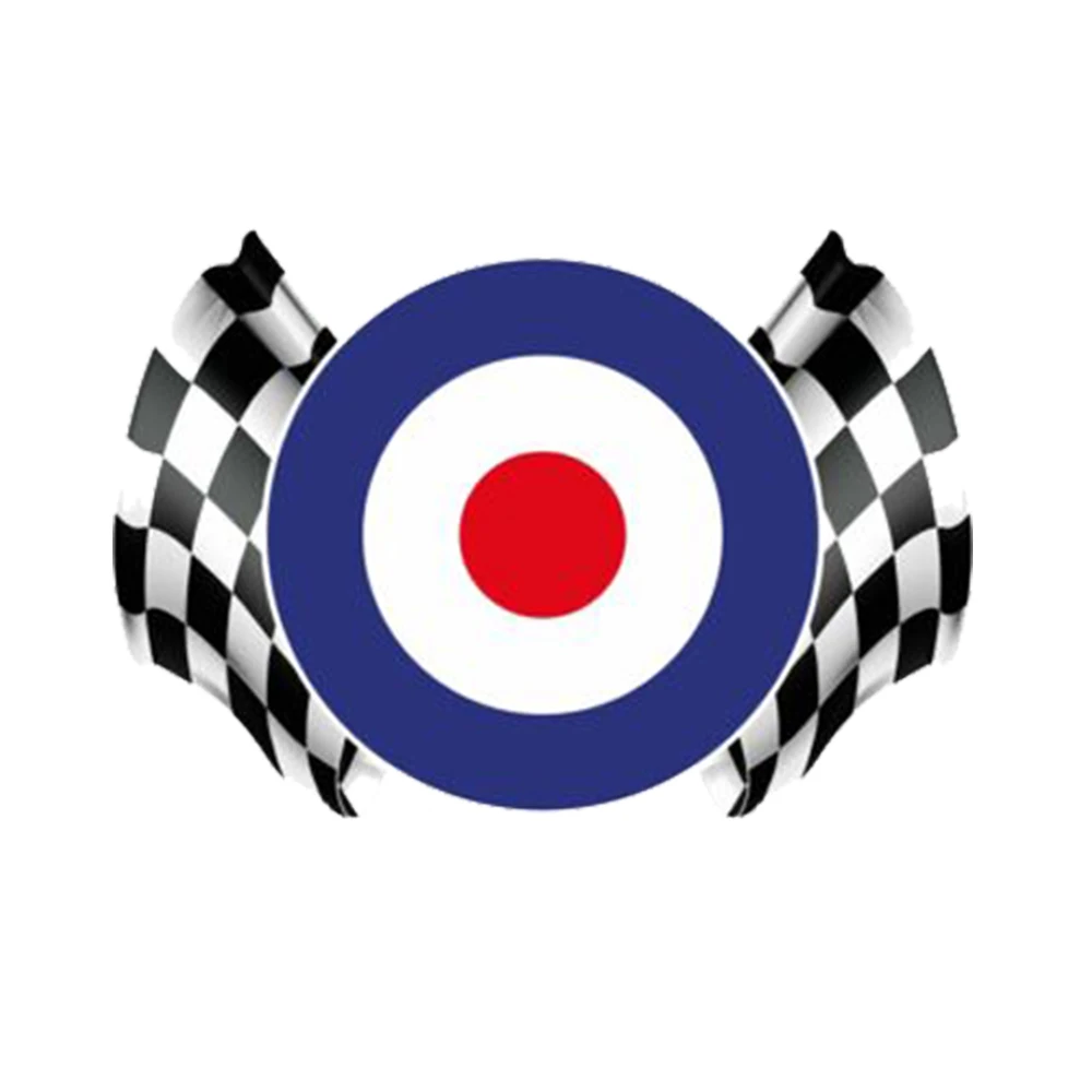 

Checkered Flag Cascading Sticker Scooter Vinyl Car Sticker Laptop Accessories Decorative Decal