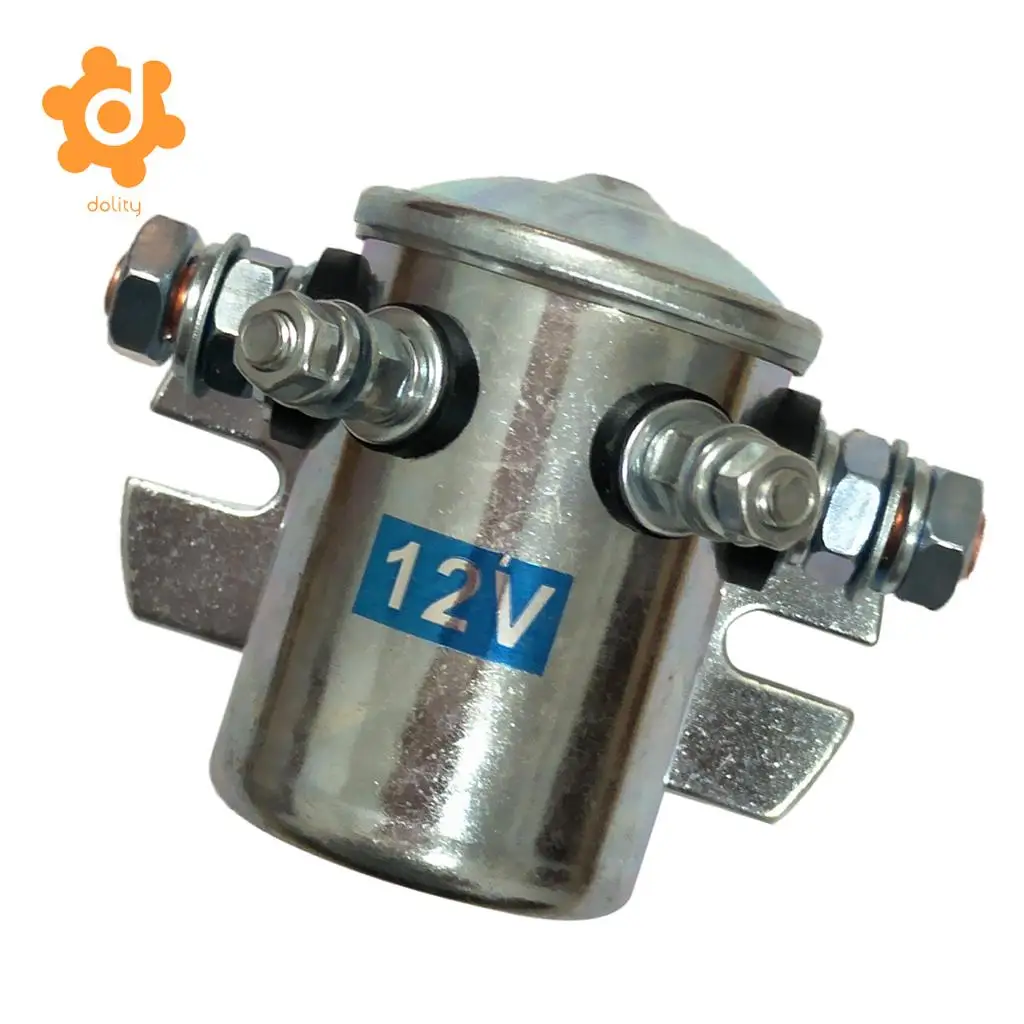 

Winch Golf Cart 12V 200A Normally Open High Current Contactor Solenoid Relay