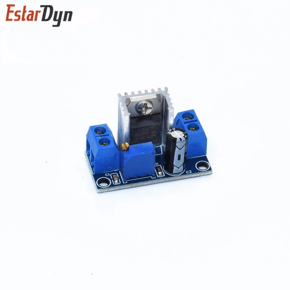 

LM317 Adjustable Voltage Regulator Power Supply LM317 DC-DC Converter Buck Step Down Circuit Board Module Linear Regulator B24