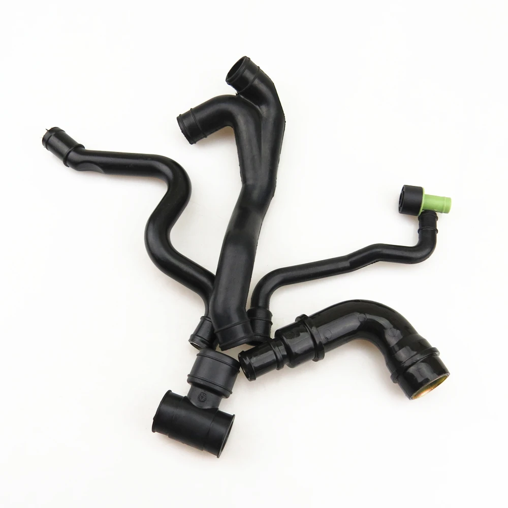 READXT 6Pcs 1.8T Engine Crankcase Vacuum Vent Hose Exhaust Pipe Kit For