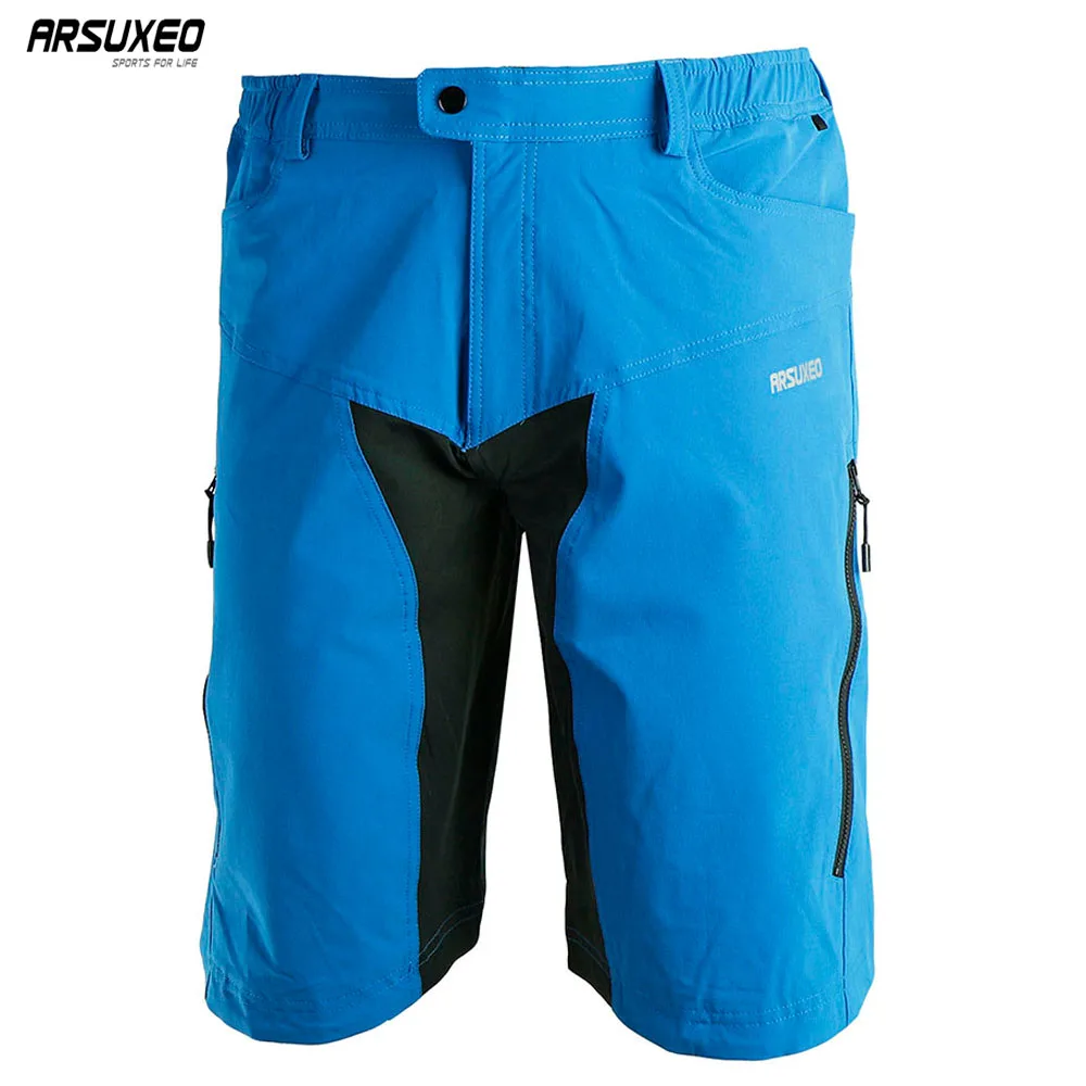 ARSUXEO Mens Outdoor Sports Cycling Downhill MTB Shorts Mountain Bike