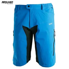 ARSUXEO Mens Outdoor Sports Cycling Downhill MTB Shorts Mountain Bike Bicycle Shorts Wear Jersey Clothing With