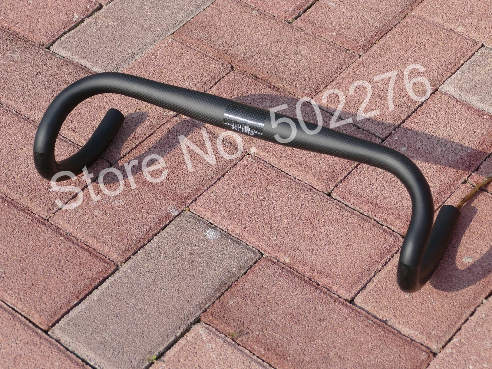 

Bicycle handlebar 40cm 42cm 44cm : UD 3K Full Carbon matt Glossy Road Bike Handlebar 31.8mm