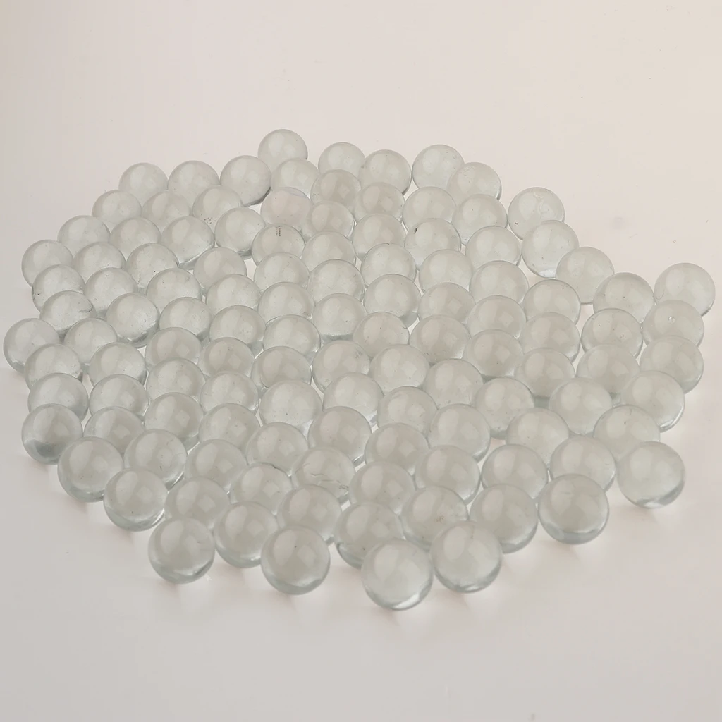 100pcs 13mm High Precision Laboratory Transparent Fixed Glass Beads Decorative Glass Ball Use for Mechanical Ball Bearing
