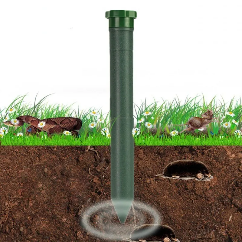 

1/2/4pcs Battery style Ultrasonic Sonic Mouse Mole Insect Pest Rodent Repellent Waterproof Repeller For Outdoor Lamp Yard Garden