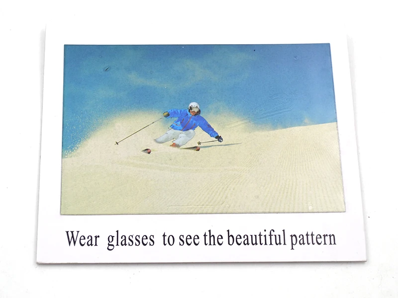 Большие поляризационные солнцезащитные очки, очки для проверки карт, Поляризованные бумажные поляризованные очки, декоративная живопись, Размер 17x14 см