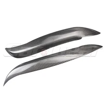 Starlet Glanza Carbon Fiber Car Headlight Eyebrows Cover Trim Sticker for Toyota Starlet Glanza 1988-1991