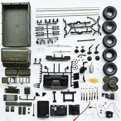 OTTDTY 2019 WPL B-24 1:16 2,4 г мини внедорожный RC автомобиль военный грузовик DIY конструкторные модели высокая эффективность 4WD система FEB27