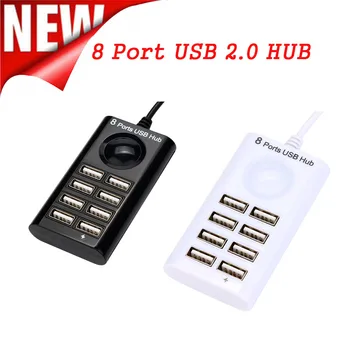 

Ouhaobin 8in 1 USB 2.0 High Speed 60MB/s USB Splitter 8 ports Converter Adapter for Tablet for PC Laptop Notebook 418#2