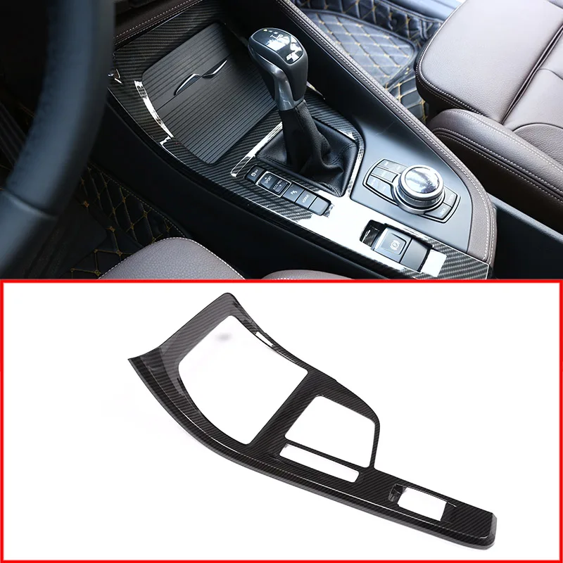 for BMW 2 Series f45 f46 2015-2017 Carbon Fiber ABS Plastic Chrome Tail Door Swtich Button Frame Cover AUTO Pro for BMW New X1 F48 20i 25i 25le 2016-2018 