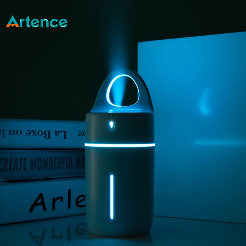 

New Magic Cup Humidifier Ultrasonic Colorful Led Light for Home Car Office Purifier Auto Power-off Essential Oil Aroma Diffuser