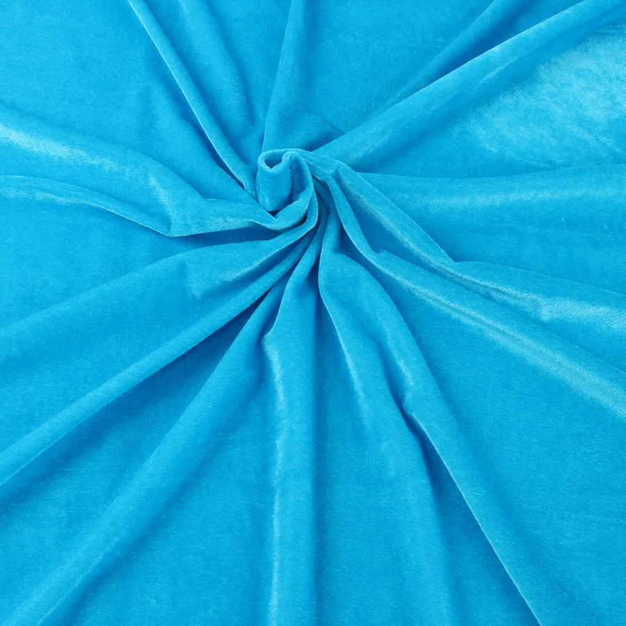 Дешевые-Pleuche материал скатерти диван чехлы для стульев шторы Мягкая кукла изготовления бархатная ткань по двору(91 см - Цвет: Lake blue