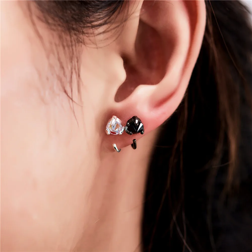 

Simple Elegant Style Cuffs Zircon Earrings U Design Ear Clip Ear Bone Ear Clip Jewelry