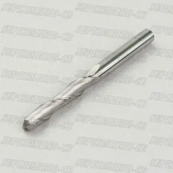 

5 x 6 mm 2 Flute Carbide Ball Nose End Mills Router Bit 32mm CEL