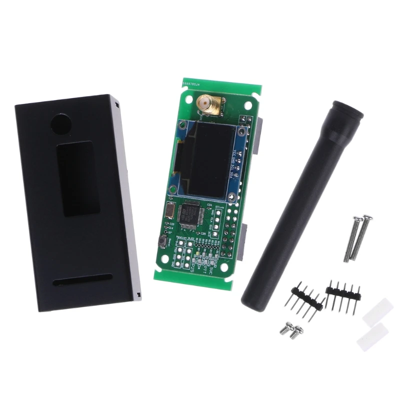 

UHF/VHF MMDVM Hotspot OLED Antenna Shell Case Kit P25 DMR YSF For Raspberry Pi