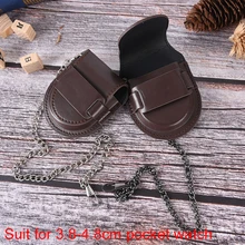 Держатель чехол для хранения портмоне сумка с цепочкой винтажная классическая коробка из искусственной кожи с карманом для часов