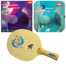 Pro Combo ракетка, Sanwei HC.6 Long Shakehand-FL с DHS NEO Hurricane 3 и Hurricane 3