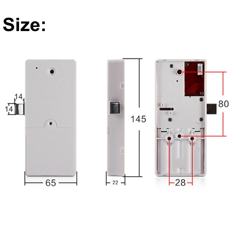 Combinação de Senha de impressão digital Fechadura