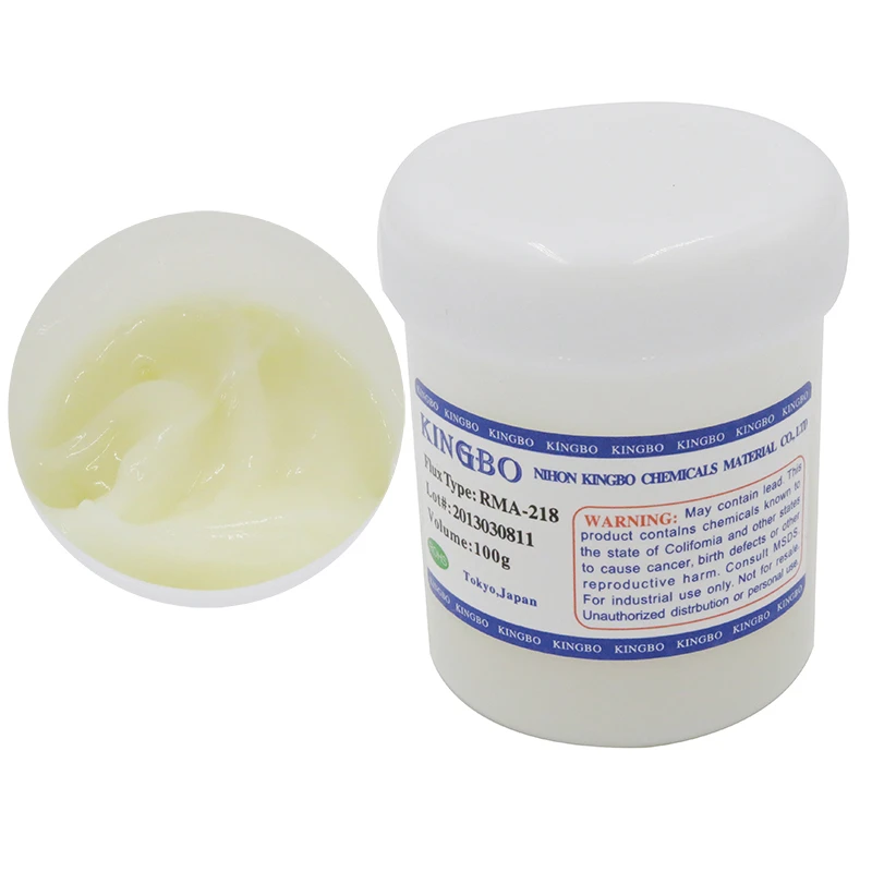 soldering paste Kingbo RMA-218 bga Solder Flux Paste Solder 100g for SMT Reballing 218/100g welding rod holder