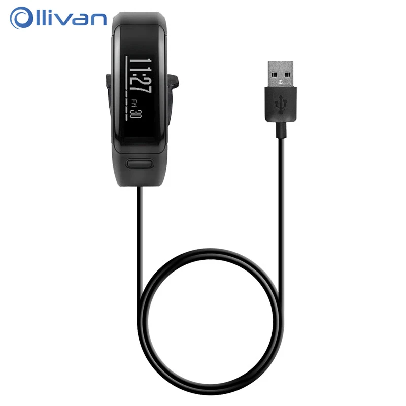 

Ollivan Charging Replace Cardle Charger For Garmin Vivosmart HR Smart Watch Approach X40 Smart Bracelet Dock+USB Cable Charging