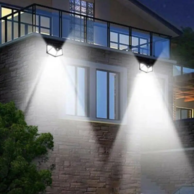 

Solar Lights Outdoor Motion Sensor Night Security Wall Lamp 100LED Waterproof Energy saving Garden Front Door Yard
